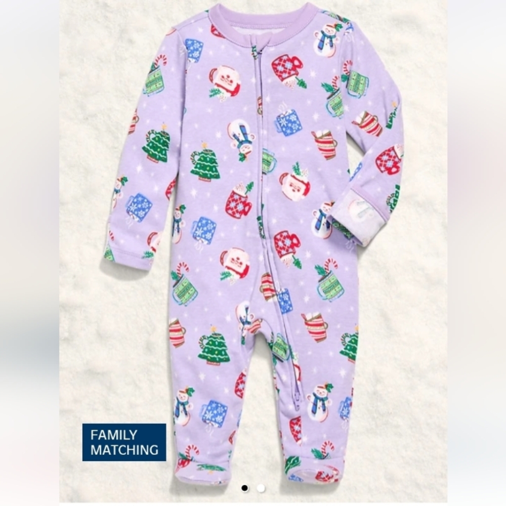 3 6 Month Two Way Zip Sleep & Play Footed One-Piece for Baby Lavender